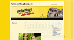 Desktop Screenshot of familienbildung-besigheim.de