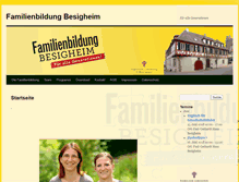 Tablet Screenshot of familienbildung-besigheim.de